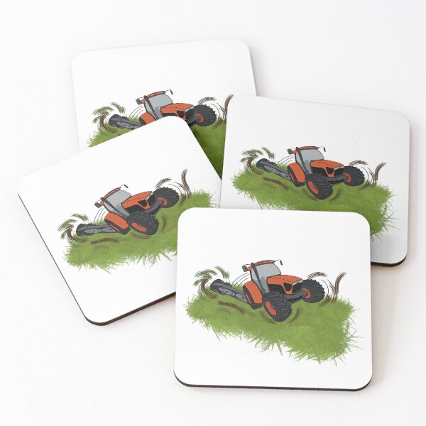 Item preview, Orange Tractor Brush Hog Mower designed and sold by RampRatGear.