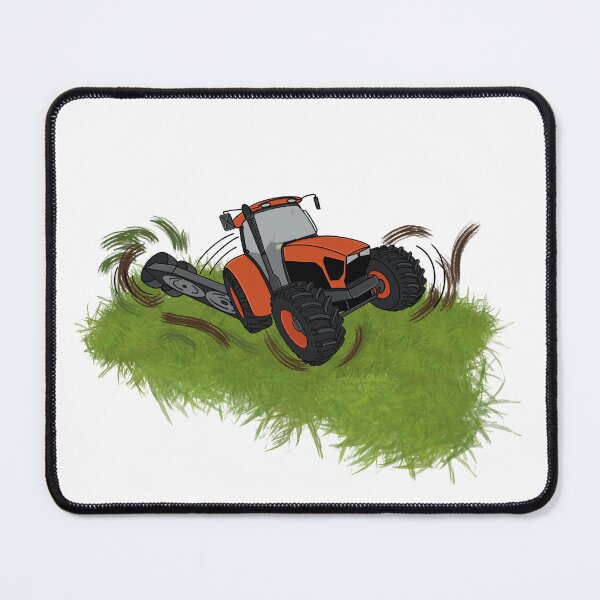 Item preview, Orange Tractor Brush Hog Mower designed and sold by RampRatGear.