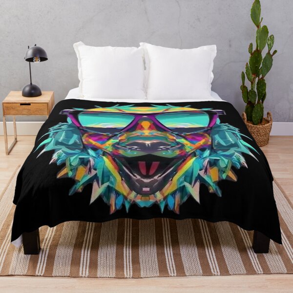 Item preview, Multicolored Dog with Sunglasses designed and sold by Ben-Design-Fr.