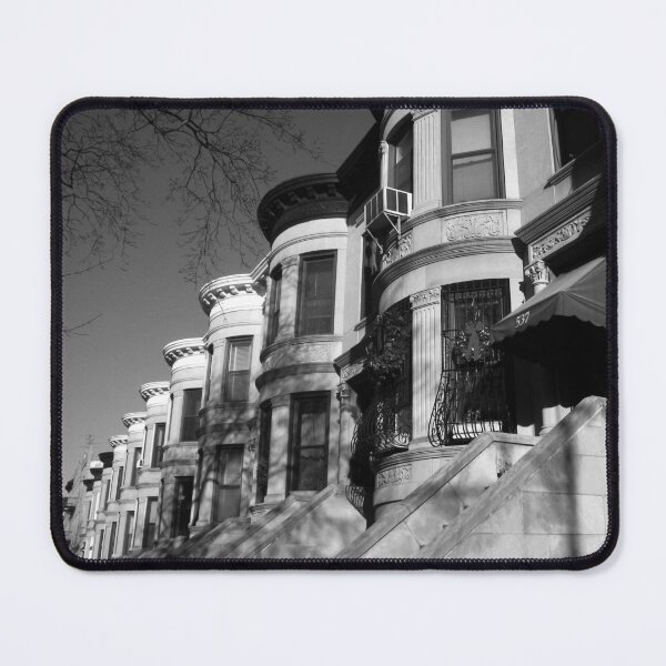 Item preview, brown stone, park slope, Brooklyn, NY designed and sold by bodhiimages.
