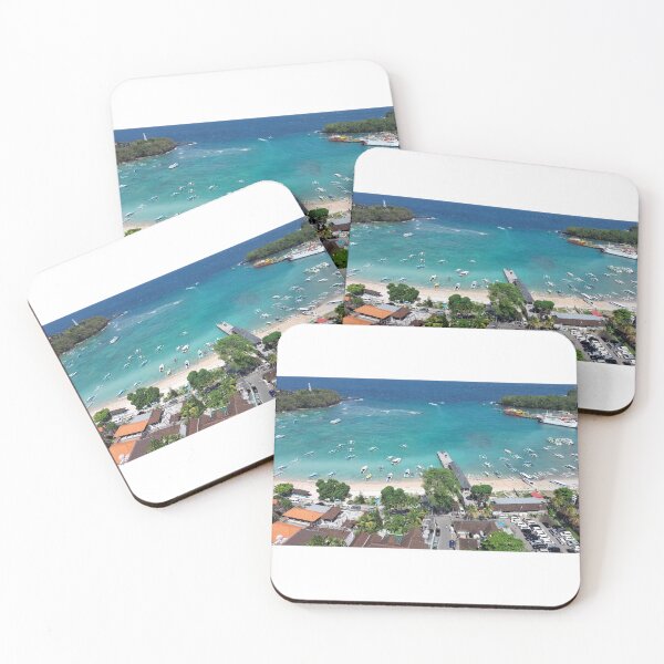 Item preview, Port Bay Beach Aerial View with Relaxing Soothing Study Music designed and sold by hjian8219.