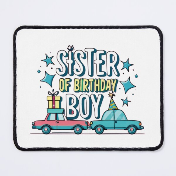 Item preview, Birthday Party Sister Of The Birthday Boy Cars  designed and sold by Nooky70.