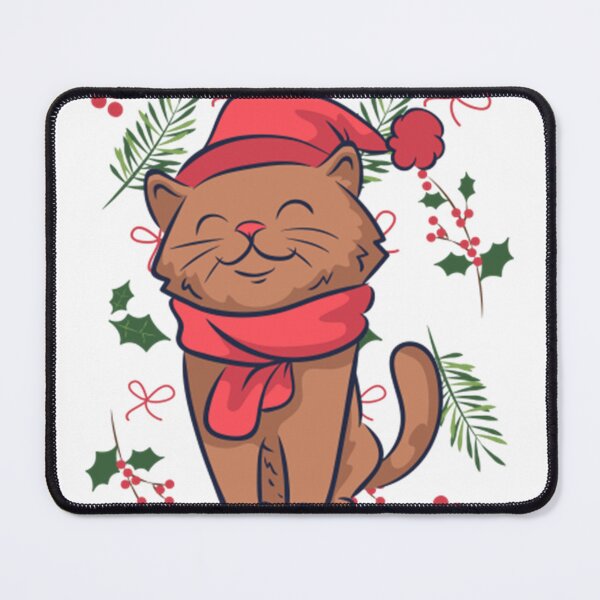 Item preview, Cute Funny Christmas Cat Meow Meow designed and sold by SusanCDrake.