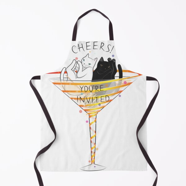 Item preview, Cheers! Welcome To Martini Cats Party  designed and sold by SusanCDrake.