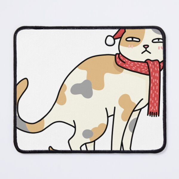 Item preview, Christmas Calico Cat Pooping designed and sold by SusanCDrake.