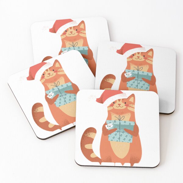 Item preview, Christmas Cat Gift  designed and sold by GeraldHVansant.