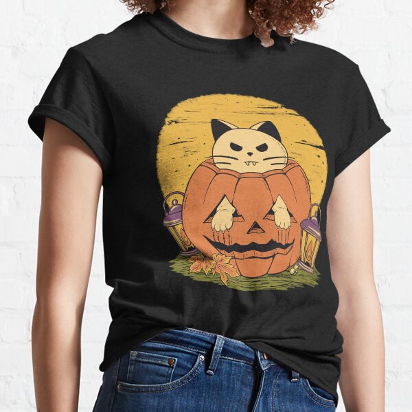 Pumpkin cat Classic T-Shirt