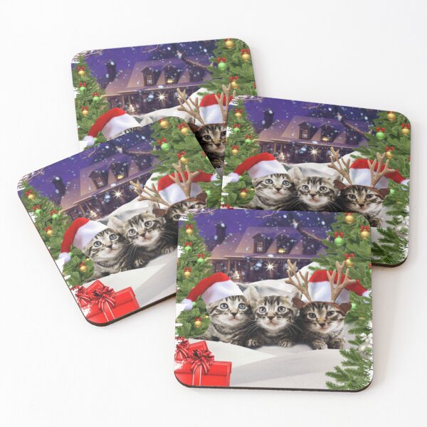 Item preview, Christmas Cat Kitten  designed and sold by GeraldHVansant.