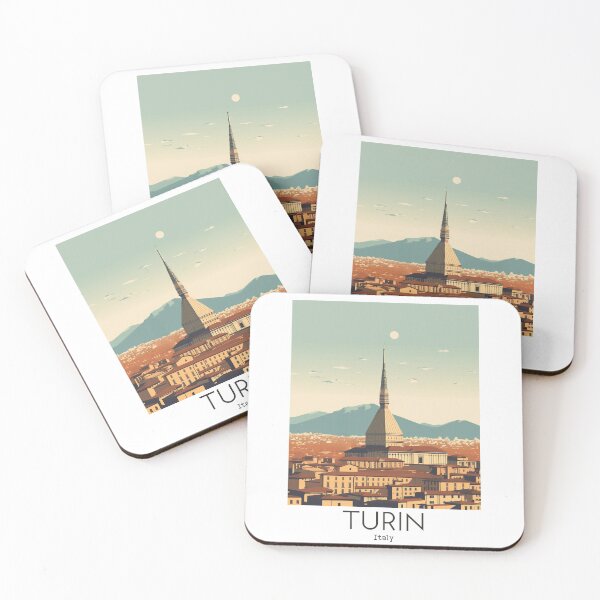 Item preview, A Vintage Travel Illustration of Turin - Italy designed and sold by GoodOldVintage.