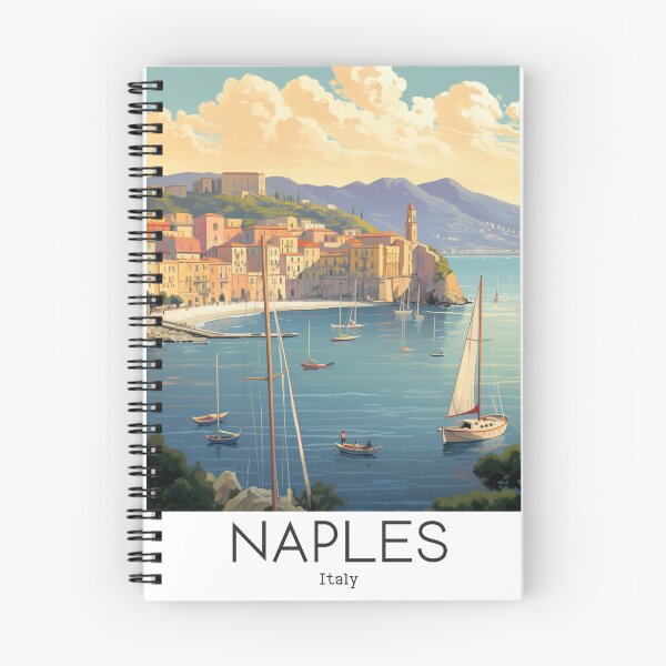 Item preview, A Vintage Travel Illustration of Naples - Italy designed and sold by GoodOldVintage.