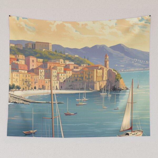 Item preview, A Vintage Travel Illustration of Naples - Italy designed and sold by GoodOldVintage.