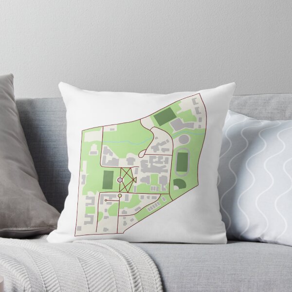 Item preview, Union College Campus Map Sticker designed and sold by emilyolenik.