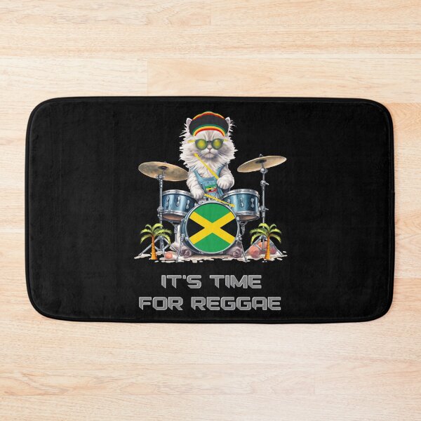 Item preview, Reggae drummer cat designed and sold by Artbellachi.