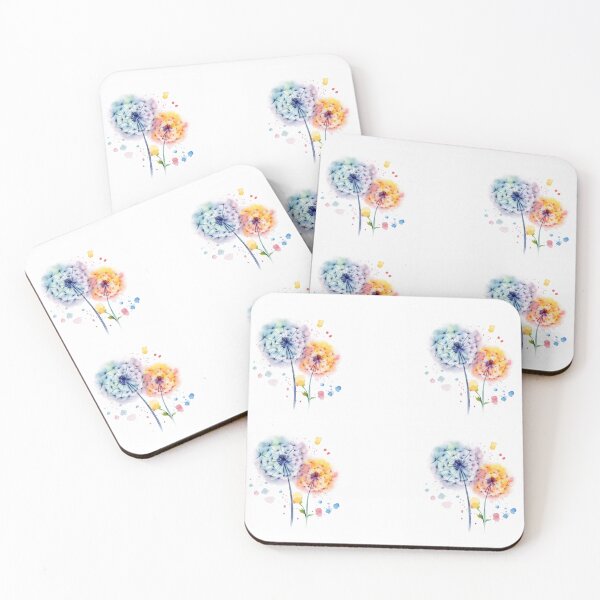 Item preview, Colorful Dandelions Magic Art designed and sold by MoshieShop.