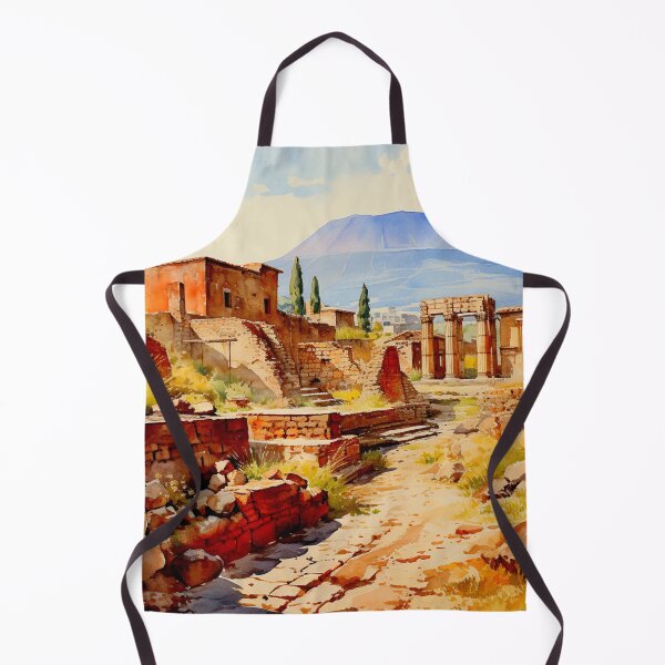 Item preview, Watercolor Design of Pompeii - Italy  designed and sold by Sketch-Shack.