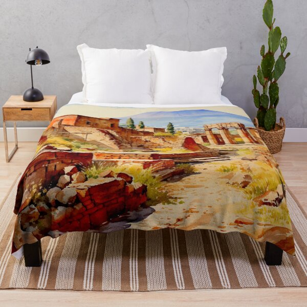 Item preview, Watercolor Design of Pompeii - Italy  designed and sold by Sketch-Shack.