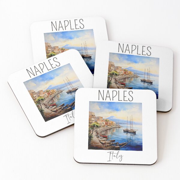 Item preview, Watercolor Design of Naples - Italy  designed and sold by Sketch-Shack.