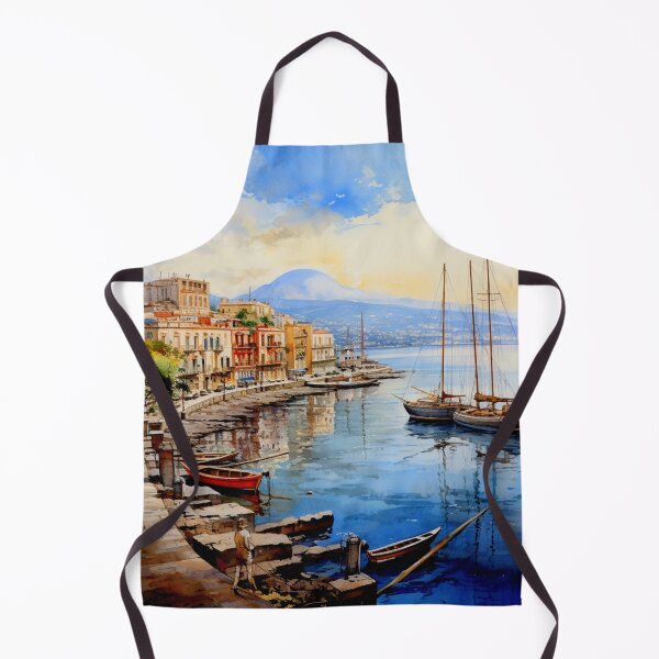 Item preview, Watercolor Design of Naples - Italy designed and sold by Sketch-Shack.