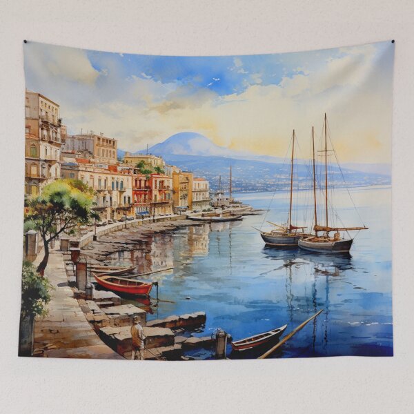 Item preview, Watercolor Design of Naples - Italy  designed and sold by Sketch-Shack.