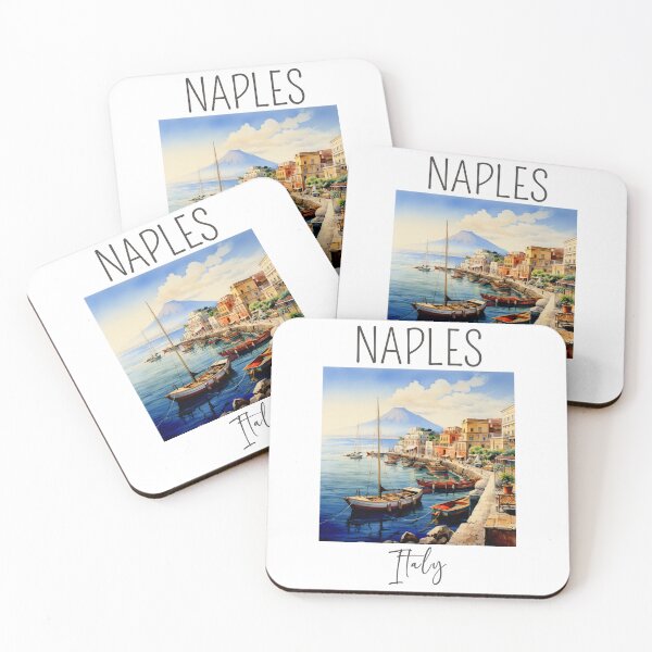 Item preview, Watercolor Design of Naples - Italy  designed and sold by Sketch-Shack.