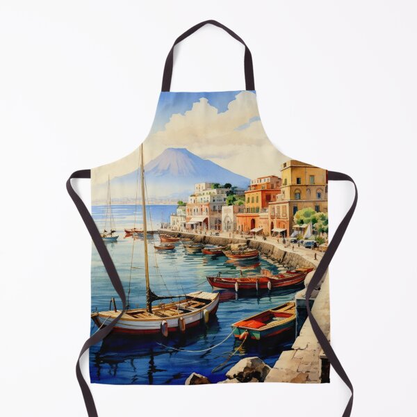 Item preview, Watercolor Design of Naples - Italy designed and sold by Sketch-Shack.