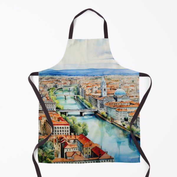 Artikelvorschau, Aquarelldesign von Turin - Italien entworfen und verkauft von Sketch-Shack.