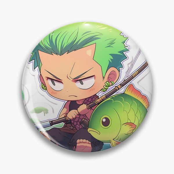 Aperçu de l'œuvre Zoro pêche créée et vendue par KLYPStickers.