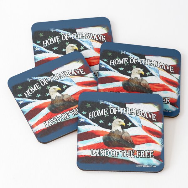 Item preview, HOME OF THE BRAVE designed and sold by OL KOOT DESIGNS.