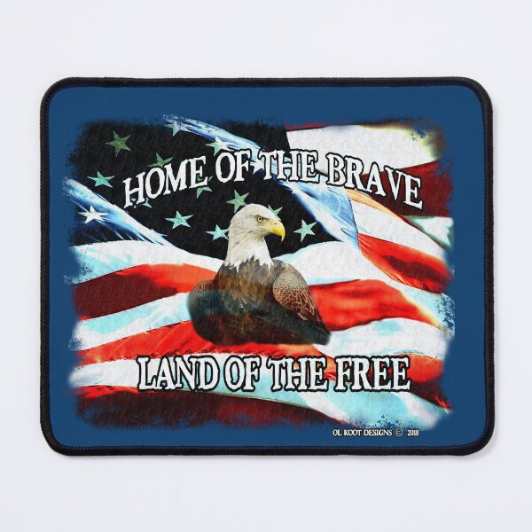 Item preview, HOME OF THE BRAVE designed and sold by OL KOOT DESIGNS.