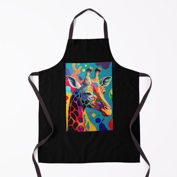 Item preview, colorful giraffe designed and sold by ururuty.