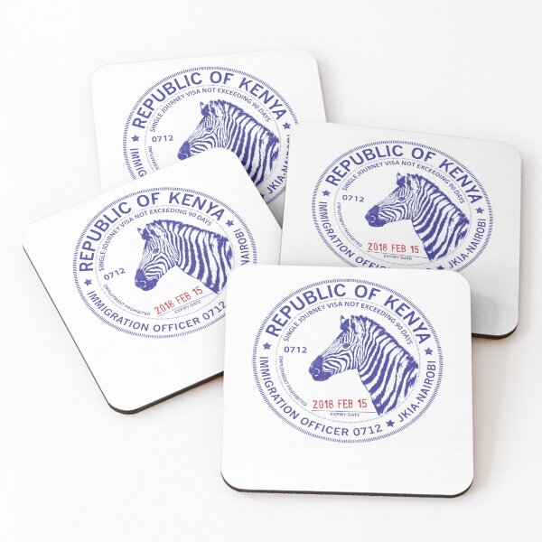 Item preview, Passport Stamp Kenya  designed and sold by MathildeSevier.