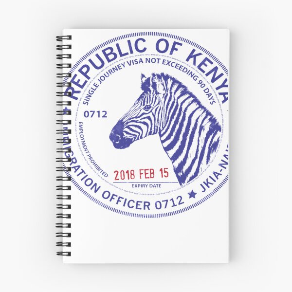 Item preview, Passport Stamp Kenya  designed and sold by MathildeSevier.