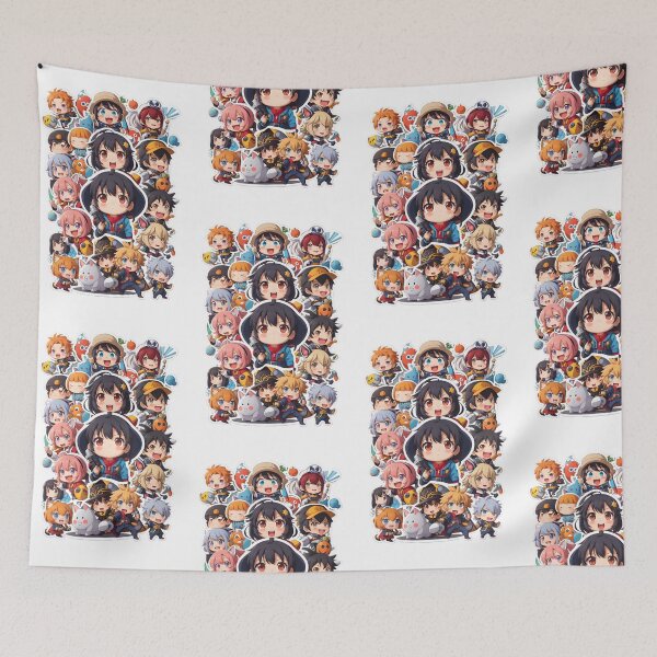 Item preview, Anime Collage of various chibi characters designed and sold by PCGDrawing.