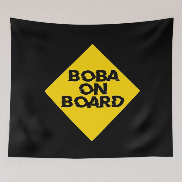 Item preview, Boba on Board Car Sticker V2  designed and sold by KMGraphics99.
