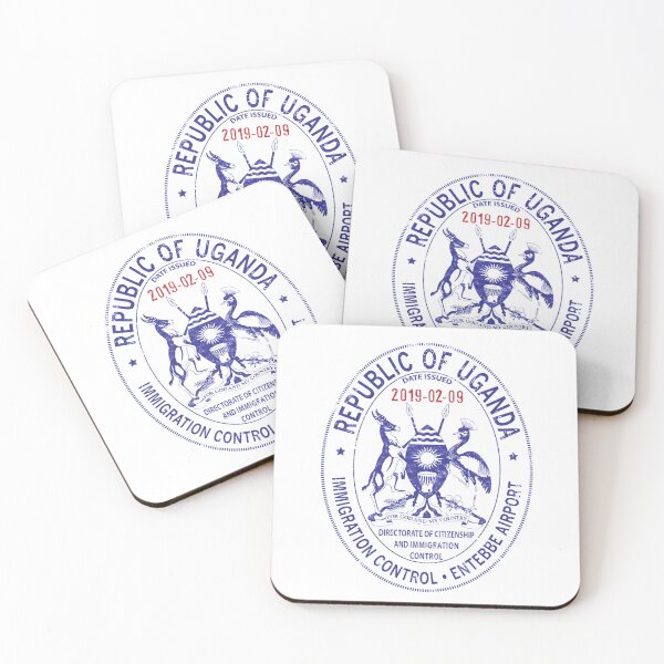 Item preview, Passport Stamp Uganda designed and sold by MathildeSevier.