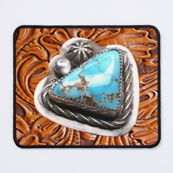 Item preview, Tooling and turquoise  designed and sold by bluemoondavid.