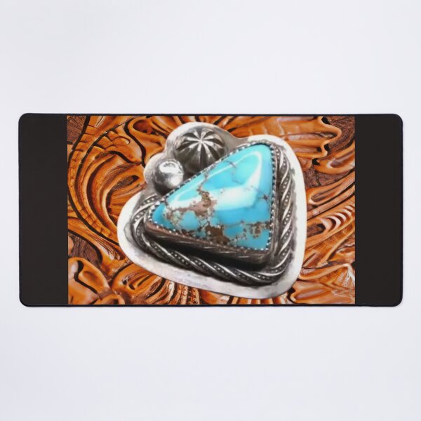 Item preview, Tooling and turquoise designed and sold by bluemoondavid.
