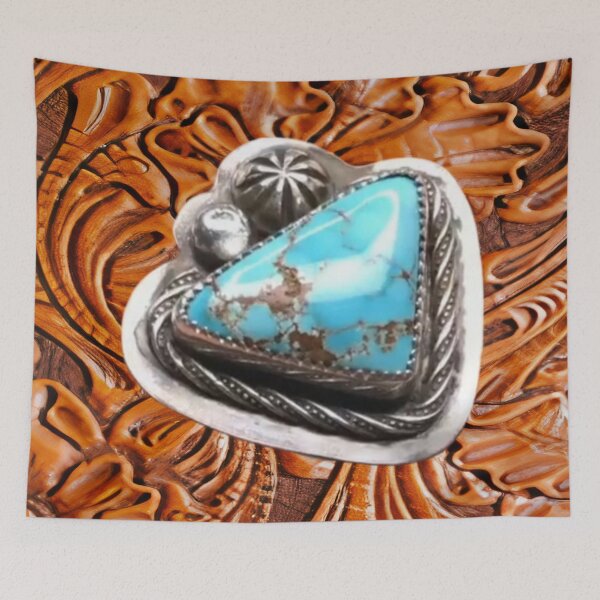 Item preview, Tooling and turquoise  designed and sold by bluemoondavid.