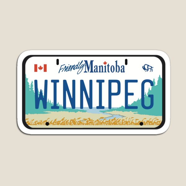 Item preview, Winnipeg License Plate designed and sold by The Hobbyist Vancouver.
