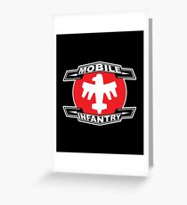 Mobile Infantry Greeting Card