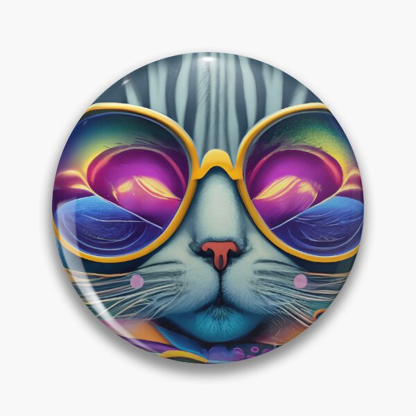 Item preview, Colorful Cat designed and sold by SabyDigitalArt.