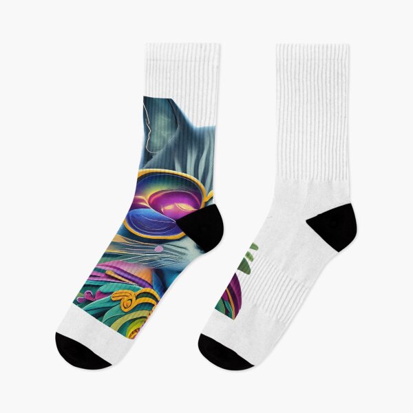 Item preview, Colorful Cat designed and sold by SabyDigitalArt.