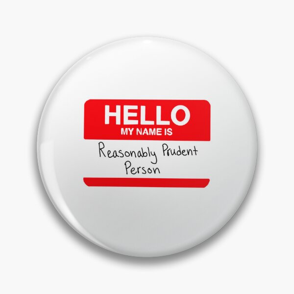 Item preview, Reasonably prudent person sticker designed and sold by anluehrman.