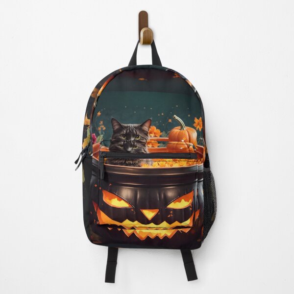 Item preview, Witch Cauldron with Jack O'lantern and black cate designed and sold by Jayjaynaenae.