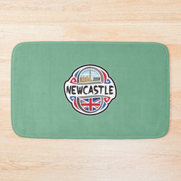Item preview, Newcastle UK United Kingdom Flag Badge Travel Souvenir Stamp designed and sold by sallygraces.