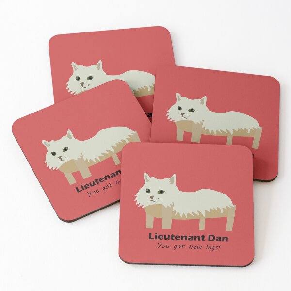 Item preview, Lieutenant Dan the Cat has New Legs designed and sold by DestructoKitty.