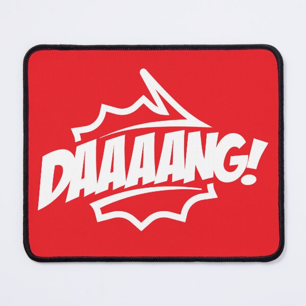 Item preview, Daaang! - Talking Shirt (White on Red) designed and sold by Justin Ellis.