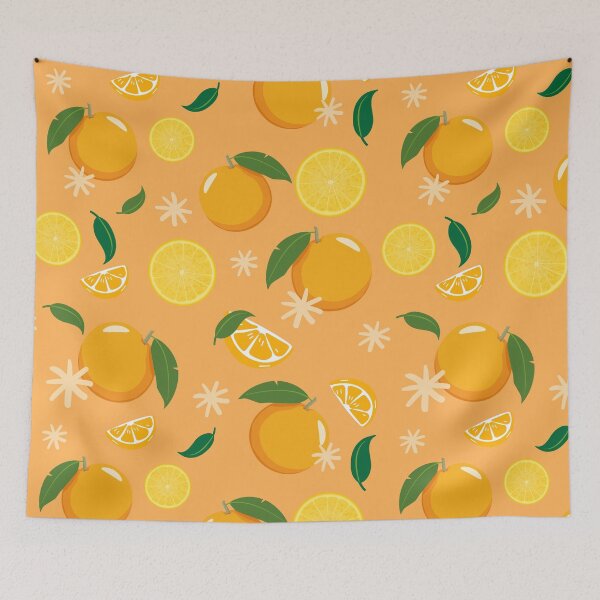 Item preview, Fresh citrus fruits seamless pattern designed and sold by patternque.