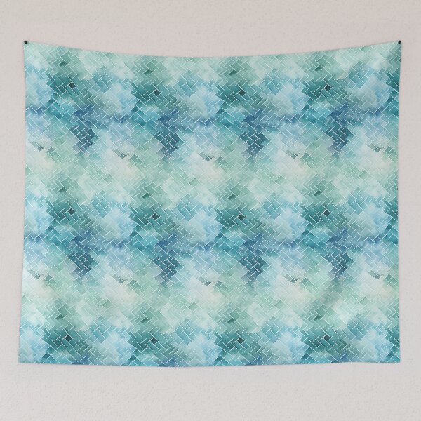 Item preview, Tylotha - Diseño de tinta en azul y verde (1/4) designed and sold by sabantha.