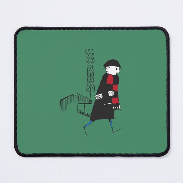 Item preview, FCF Flat cap Fan - Black and Red Scarf designed and sold by sallygraces.